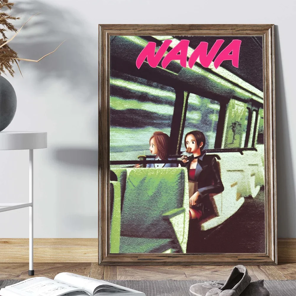 Product Image for Japanese Classic Anime NANA Poster Self-adhesive Art Poster Retro Kraft Paper Sticker Room Bar Cafe Vintage Decorative Painting, z8 / 25x35 No Frame
