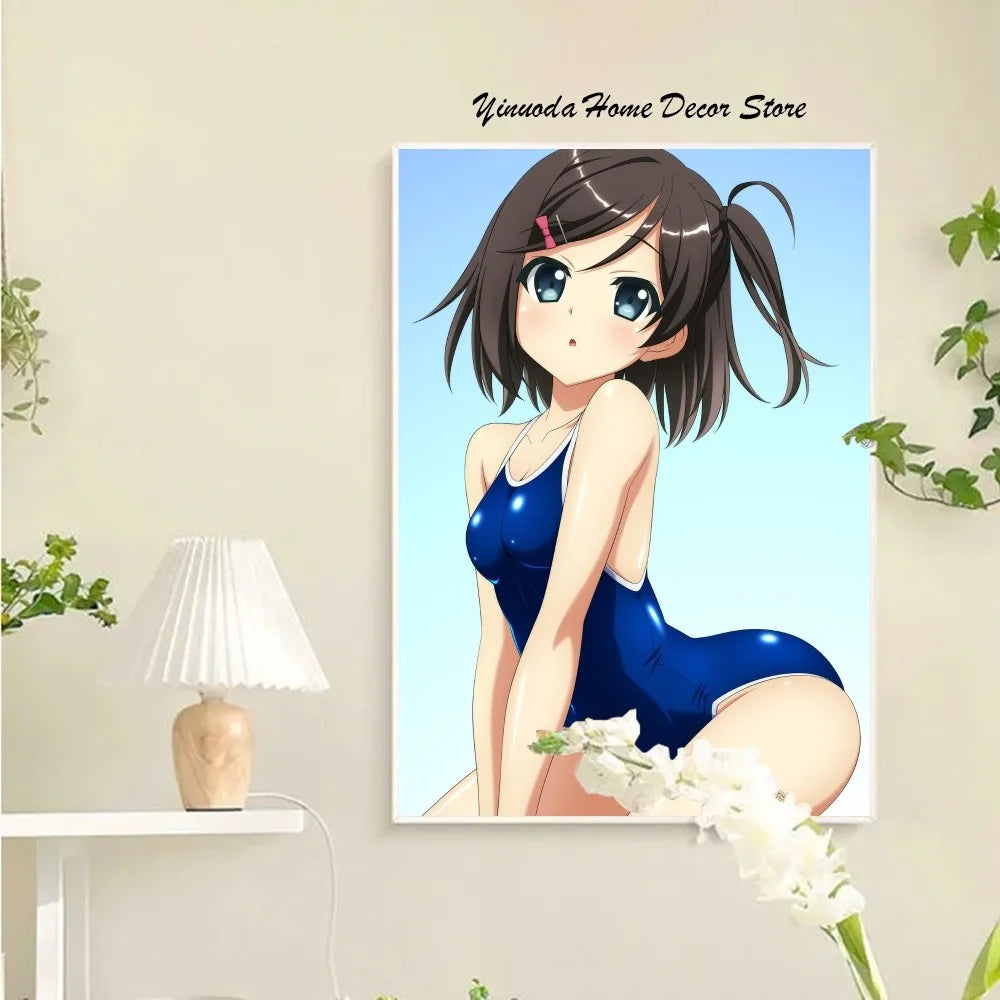 Product Image for Anime Der Hentai Prinz und die steinerne Katze Poster Wandkunst Wohnkultur Zimmerdekoration Digitale Malerei Wohnzimmer Restaurant Küche, HEI-4 / 