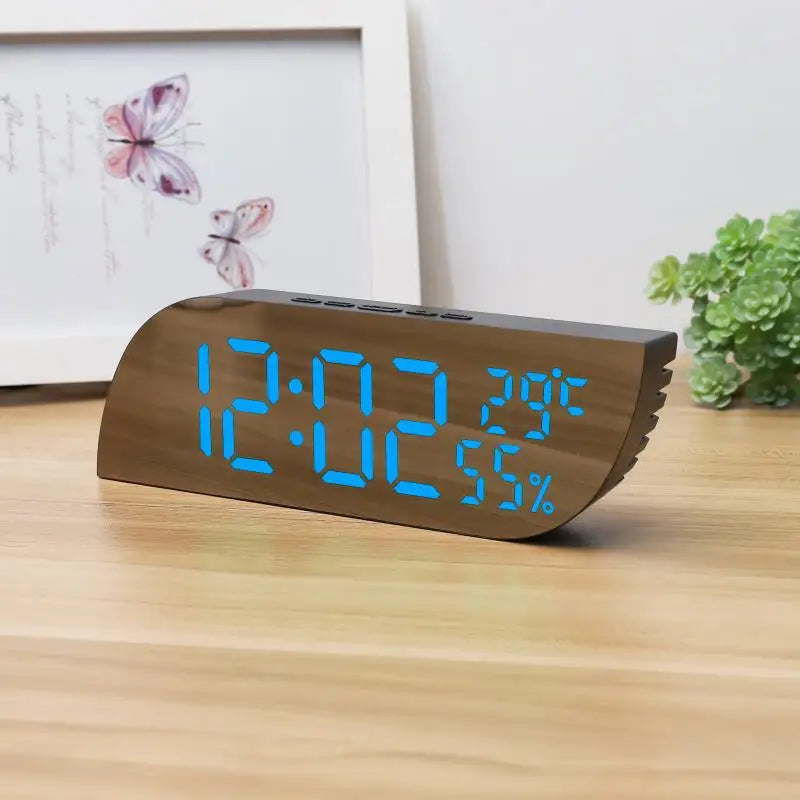 Product Image for LED Digitalwecker mit Doppelanzeige & unbegrenztem Snooze, BL