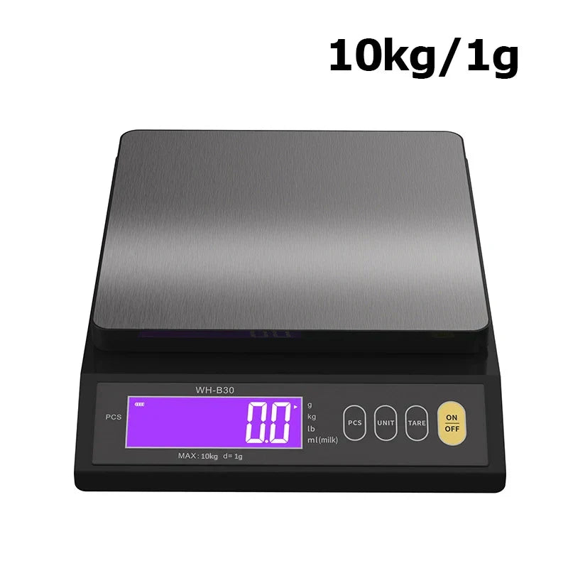 Product Image for Frendorf | 5 kg/0,1 g und 10 kg/1 g digitale elektronische Küchenwaage, LCD-Display, voll wasserdichtes Edelstahl-Waagetool zum Backen, 10kg 1g
