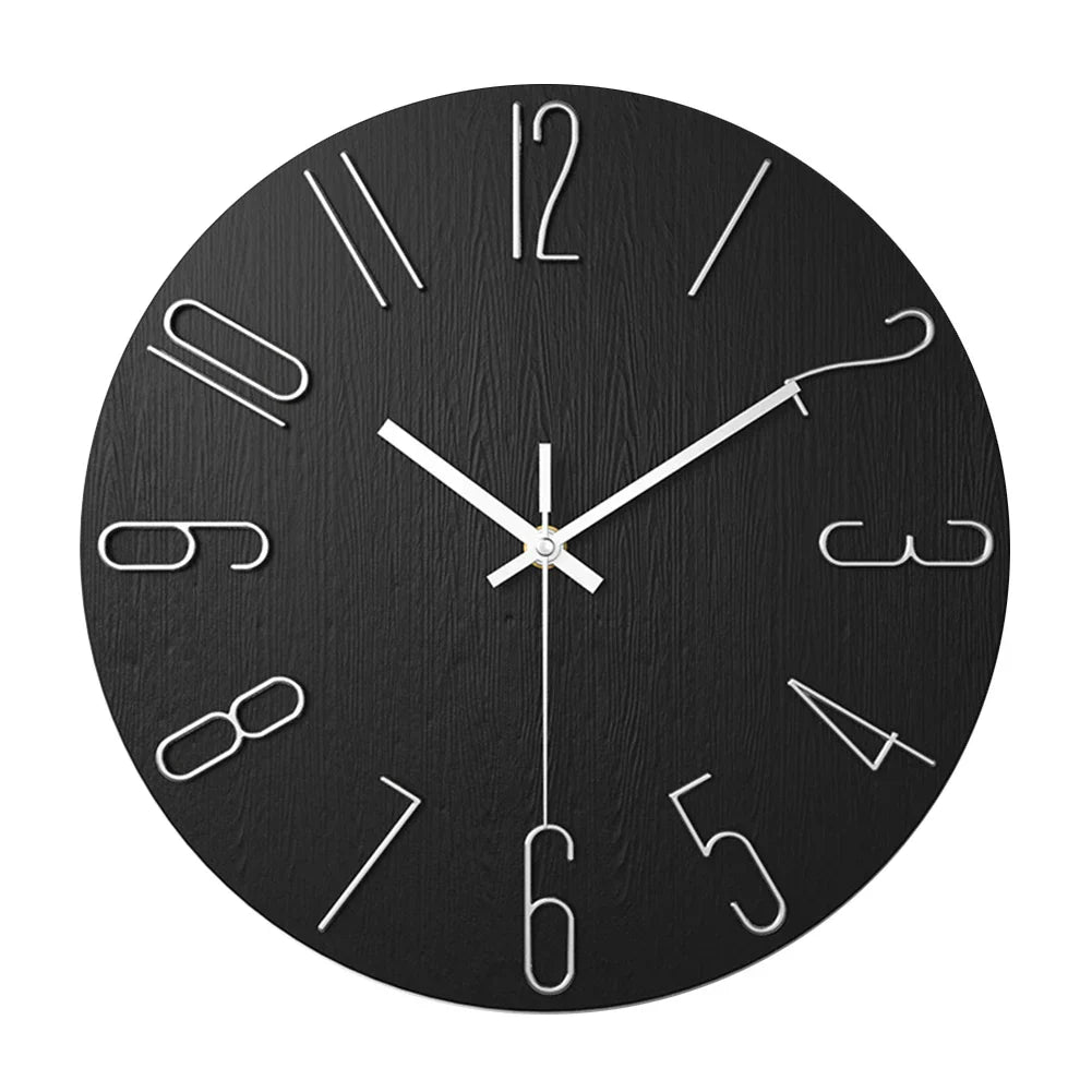 Product Image for Elegante Design Wanduhr für stilvolle Einrichtung, Schwarz