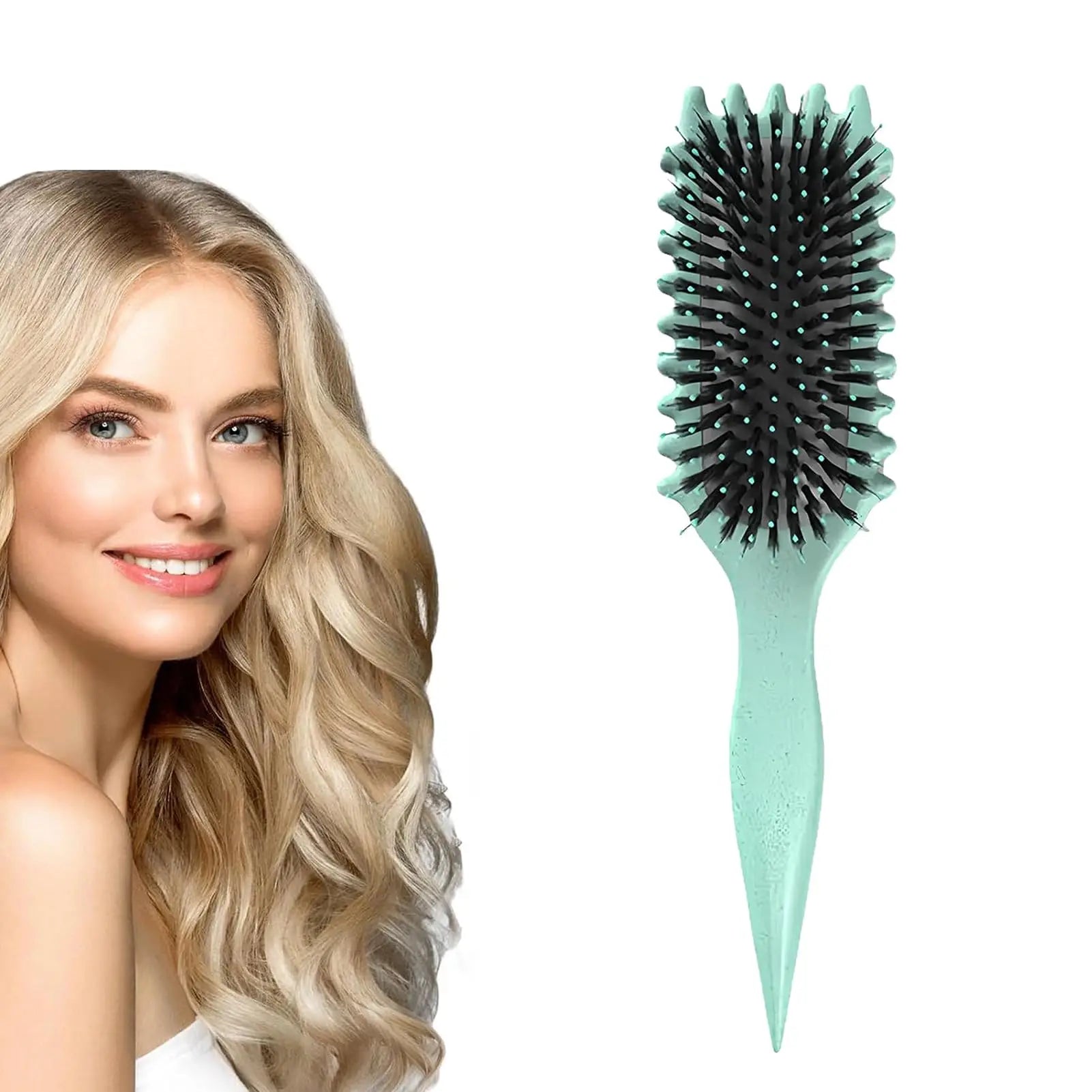 Product Image for Frendorf | Bounce Curl Define Styling Brush Comb Shaping Herren Damen Reduzieren Zug Curl Trennung Für Definierte Locken, Grün