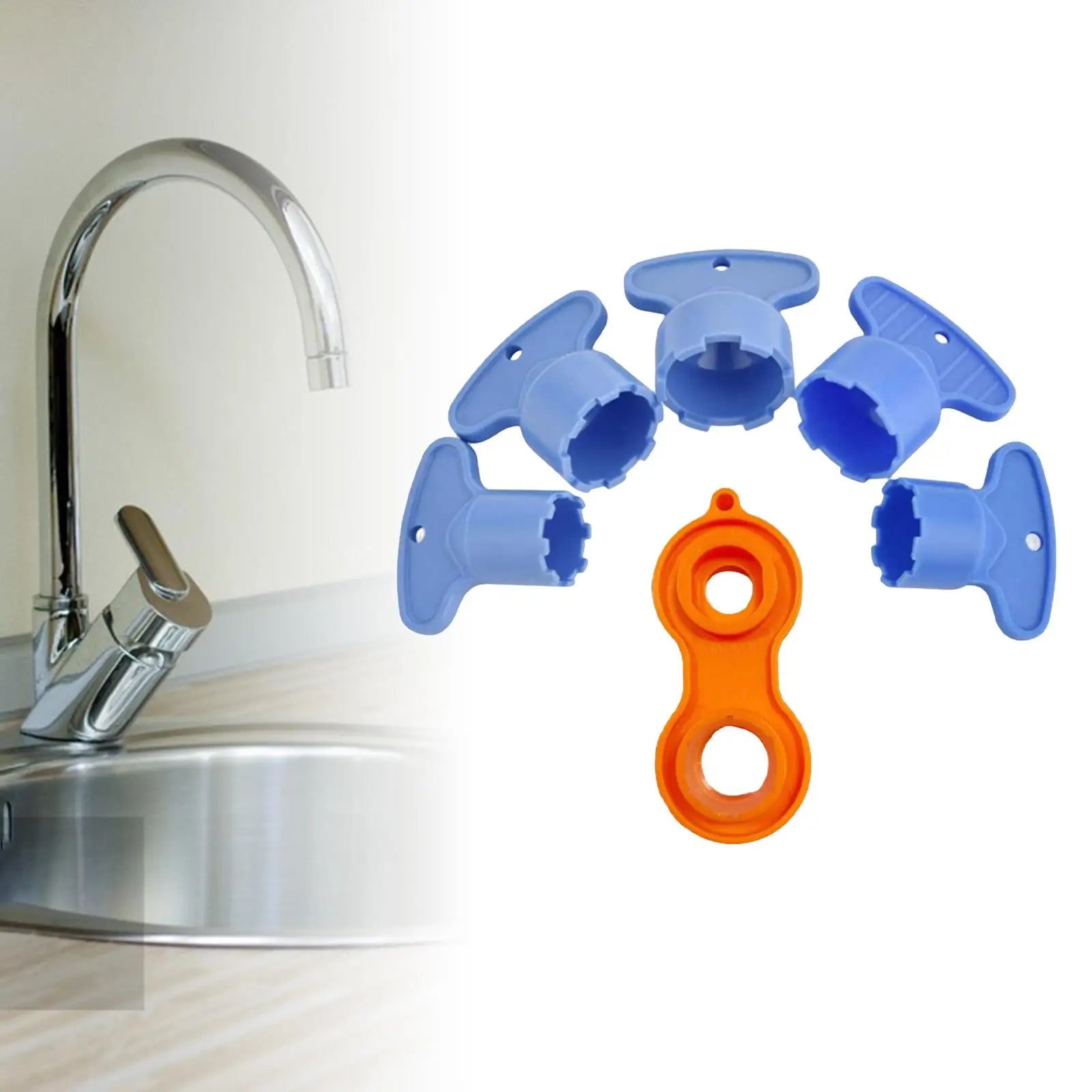 Product Image for Premium Cache Sink Wasserhahn Belüfter Schlüssel Werkzeug - M16.5-24mm Entfernen Schlüssel, O