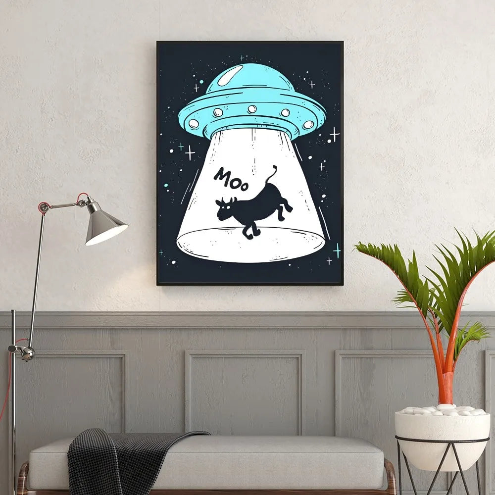 Product Image for Kuhnabführung Kunstposter Selbstklebendes Kunstposter Retro Kraftpapier Aufkleber DIY Zimmer Bar Café Vintage Dekorative Malerei, z6 / 42x30 Kein 