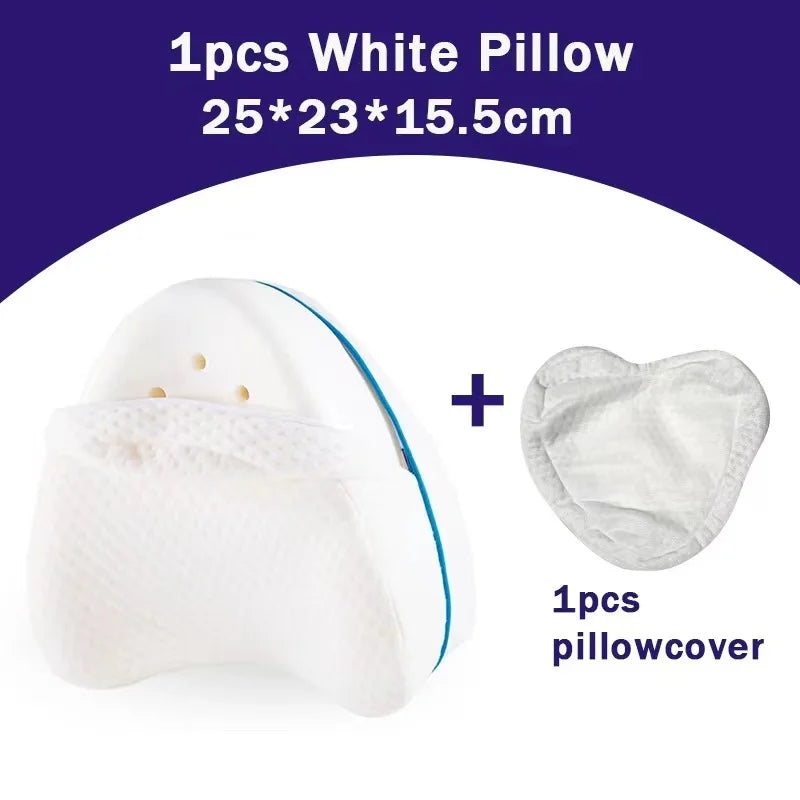 Product Image for Orthopädisches Memory Foam Beinkissen - ComfortFoam, Weiß + Kissenbezug