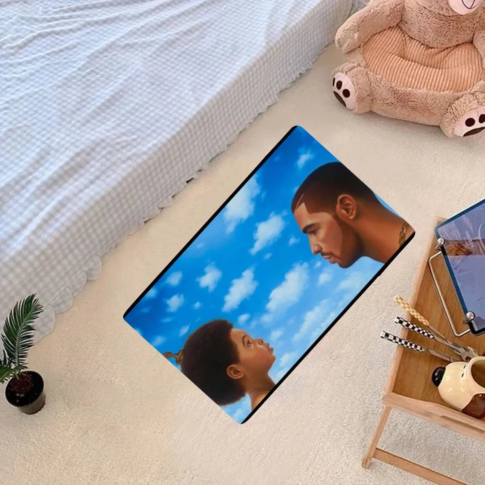Product Image for Pop Rapper Drake Floor Mat Bedroom Kitchen Door Bath House Super Absorbent Foot Non-slip, z2 / 100X150cm
