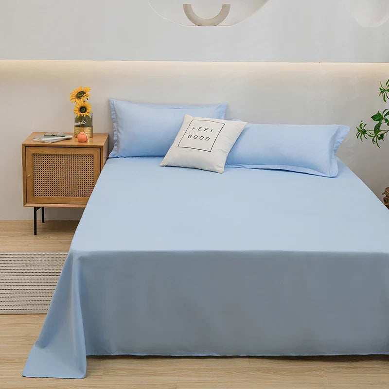 Product Image for GentleTouch | Leinen Bettlaken, Himmelblau / 150x230cm