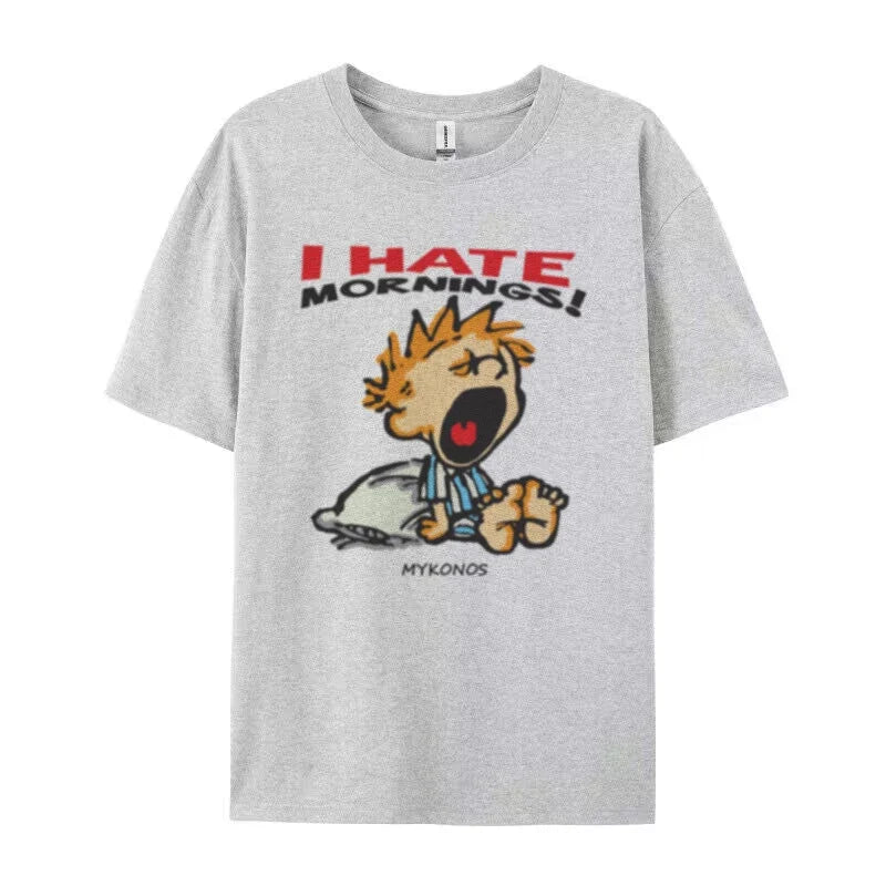 Product Image for Ich hasse Morgen T-Shirt, Grau / L