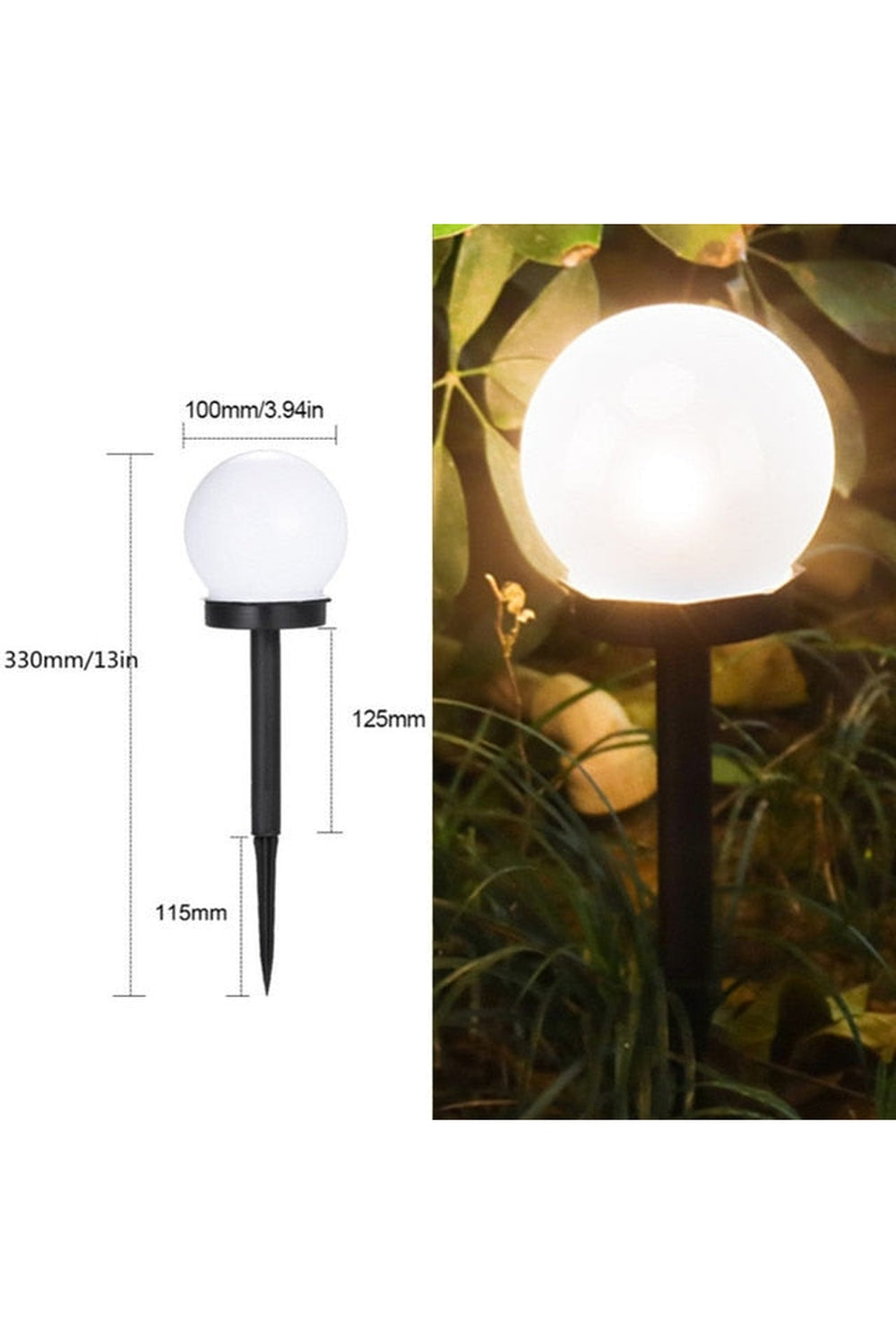 Product Image for Pfad Solar Blumen Gartenlichter, 1 Stück Ball Lampe