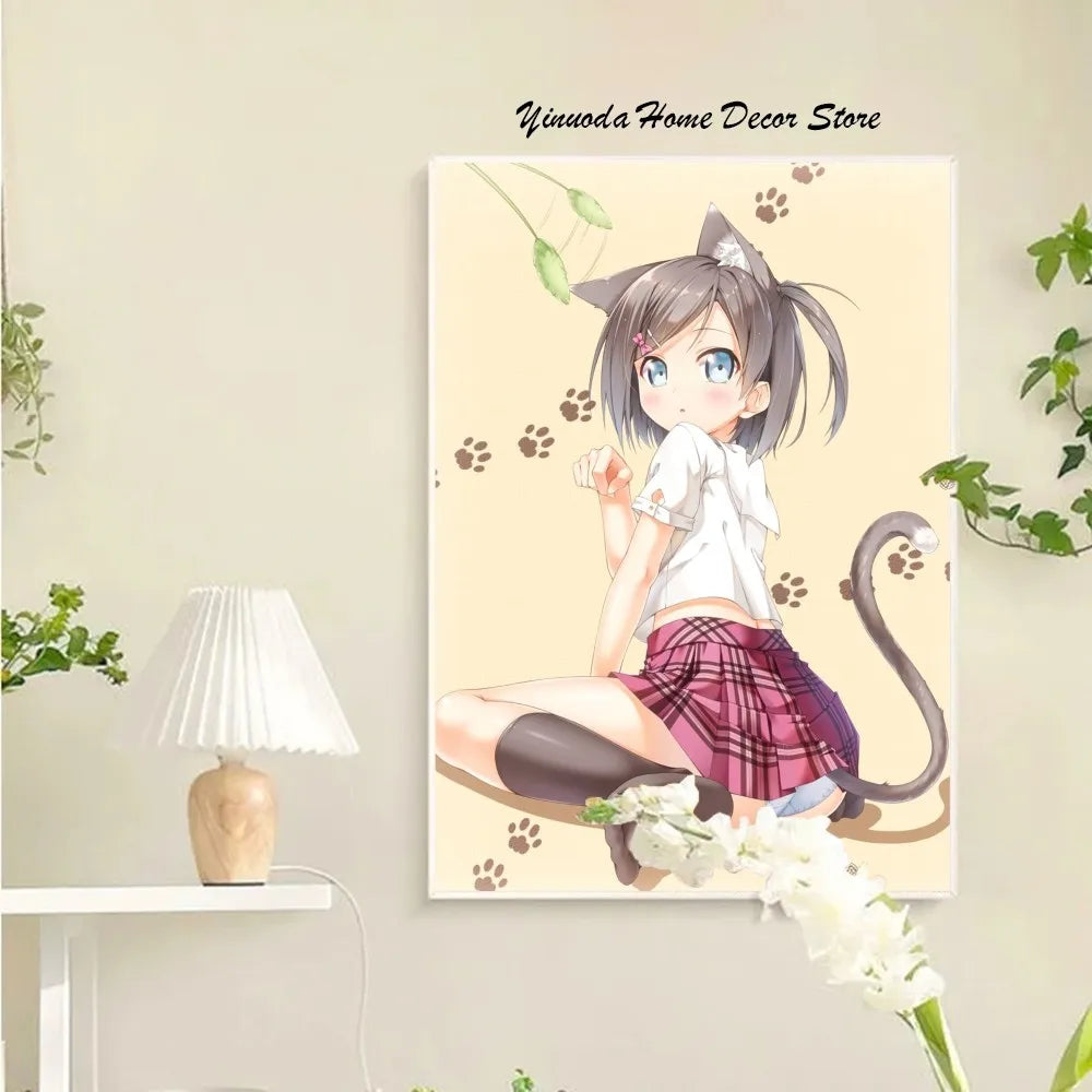Product Image for Anime Der Hentai Prinz und die steinerne Katze Poster Wandkunst Wohnkultur Zimmer Dekor Digitale Malerei Wohnzimmer Restaurant Küche, HEI-2 / 21x30cm 