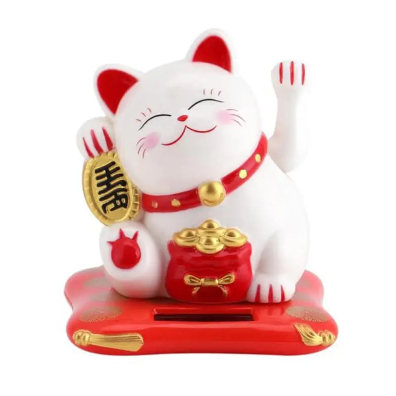 Product Image for Frendorf | LuckyMiko Chinesische Glückskatze | Winkende Katze mit Beweglichem Arm | Feng Shui Dekoration für Zuhause & Büro | Symbol für Wohlstand, 