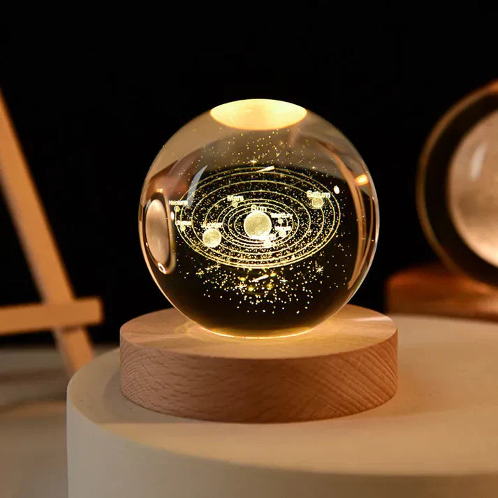 Product Image for Frendorf | 3d-kristall-nachtlichter – einzigartige geschenke für alle anlässe, Sonnensystem auf Deutsch.