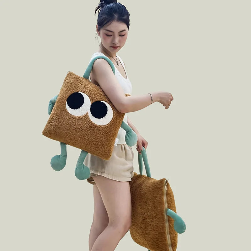 Product Image for Frendorf | Süßes Monster tragbares weiches Wurfkissen-Decke, 3