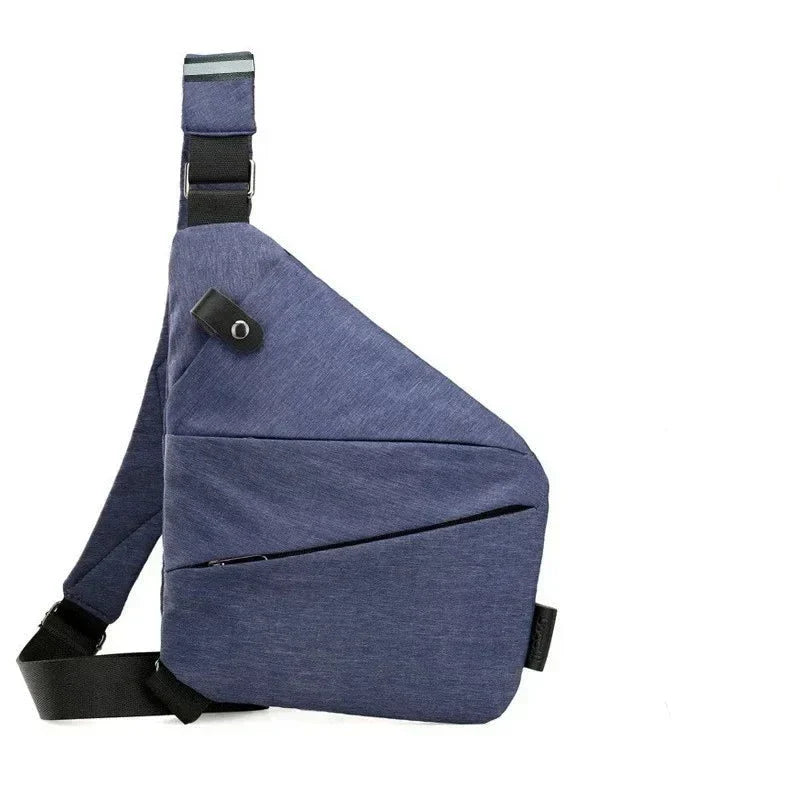 Product Image for Frendorf | Diebstahlsichere Tasche – Ihr ultimativer Reisebegleiter, Linke Schulter – Marineblau