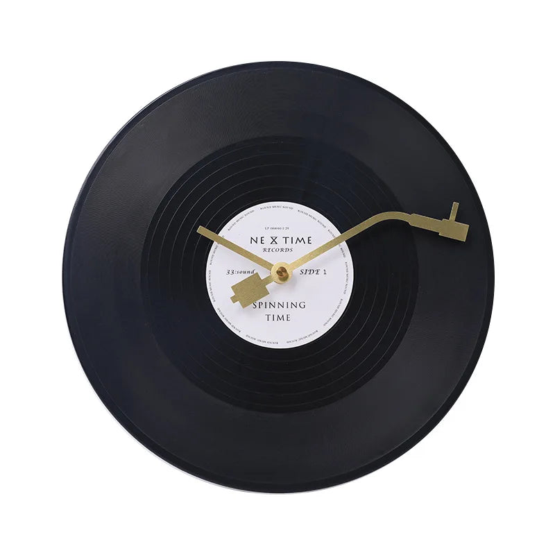 Product Image for Musical Vinyl Record Wall Clock, 6 / 12 Zoll