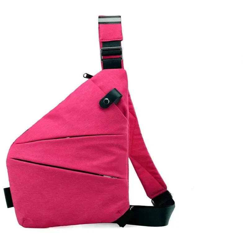 Product Image for Frendorf | Diebstahlsichere Tasche – Ihr ultimativer Reisebegleiter, Rechte Schulter – Rosa