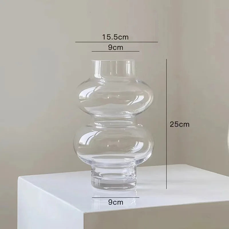 Product Image for Chubby 2-stufige Glasvase, Hoch - Klar
