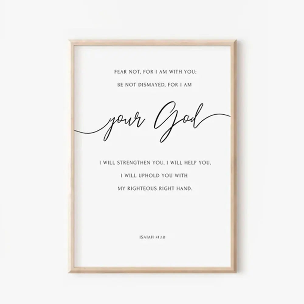 Product Image for Der Herr, dein Gott, ist gut Minimale christliche Schrift Wandkunst, 2 / 30x42cm Ohne Rahmen
