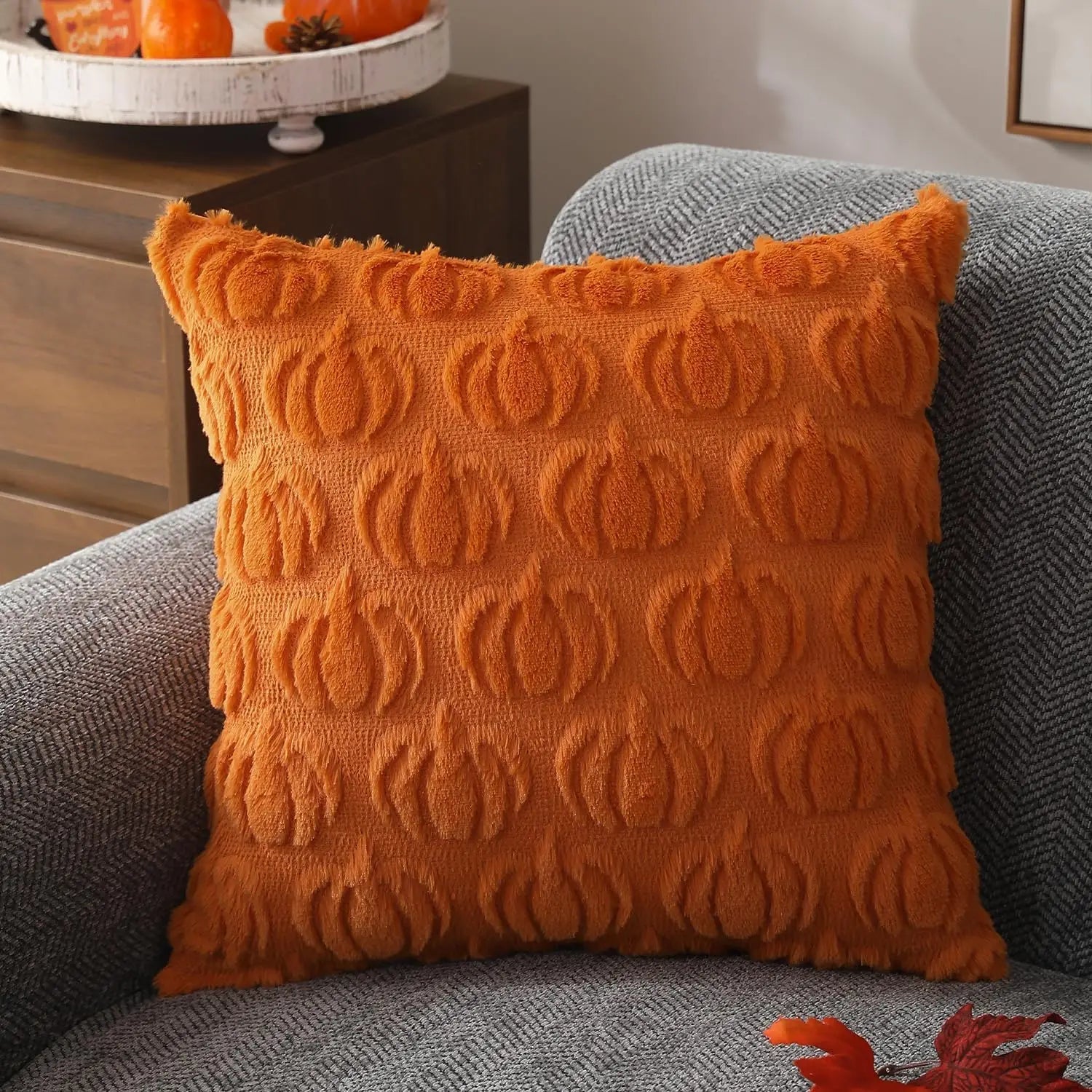 Product Image for Frendorf | VelvetLuxe - Premium Kissenbezug mit samtiger Textur, Orange