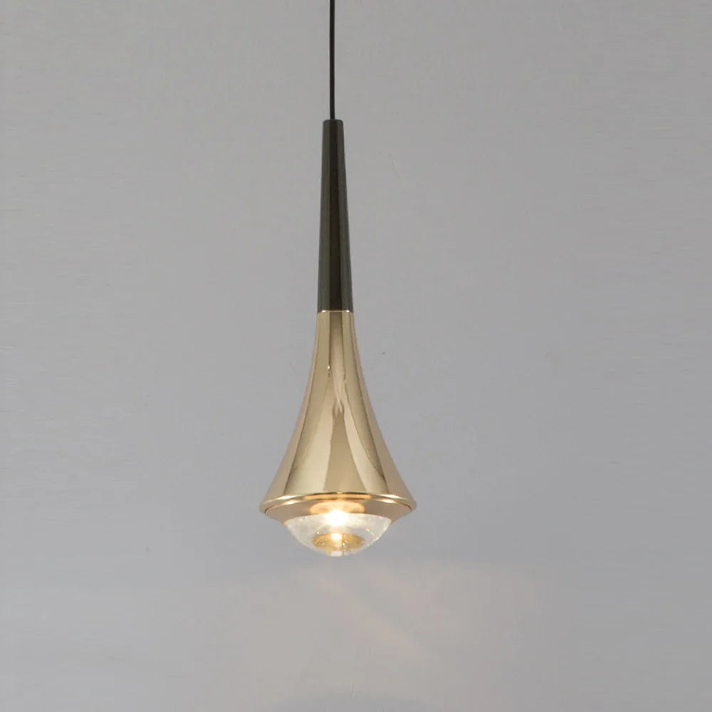 Product Image for Dimmbar LED Pendelleuchten Elegante Aluminium- & Acrylleuchte für Zuhause, Kücheninsel, Esszimmer, schwarzgold / NICHT DIMMBARE / Naturweiß 4000K