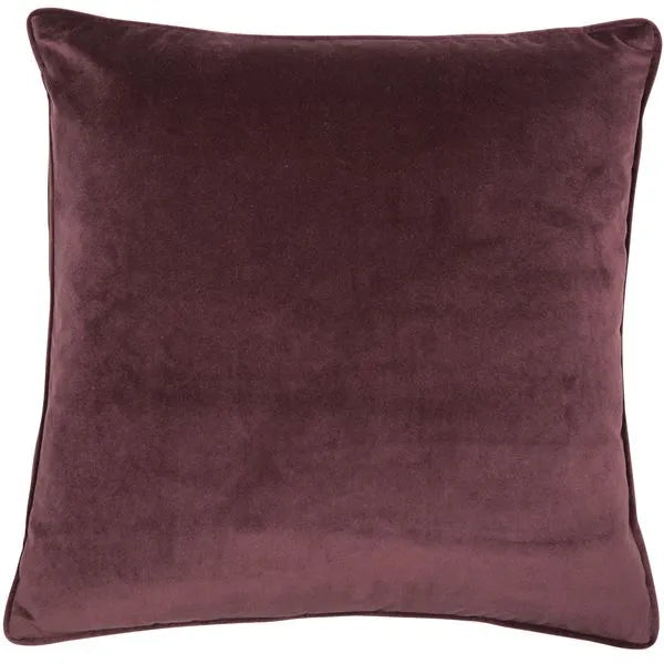 Product Image for Einfarbiges Aubergine Samt Innenkissen - 43 cm x 43 cm
