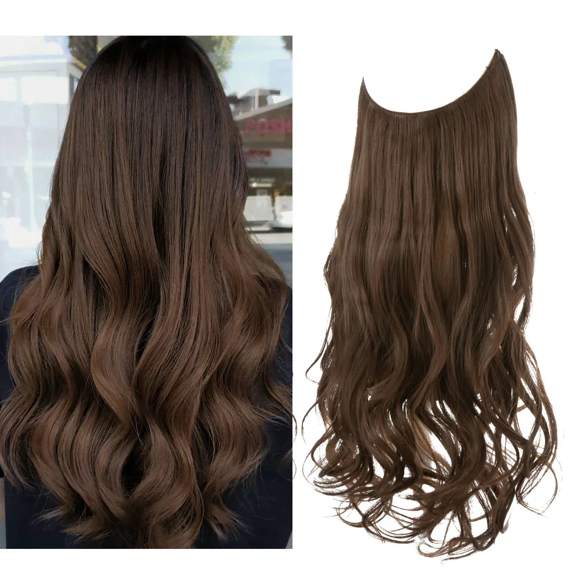 Product Image for Frendorf | SecretHair - Echthaare extensions, Dunkelbraun / 45cm