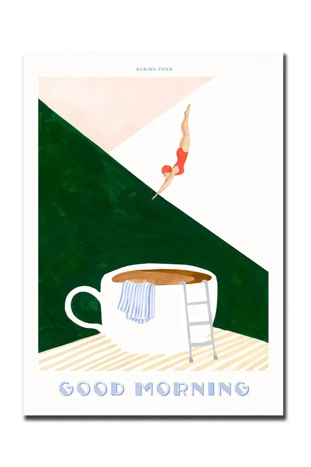 Product Image for Guten Morgen Kaffee Leinwand Poster, JA2090 / 60X90cm Kein Rahmen