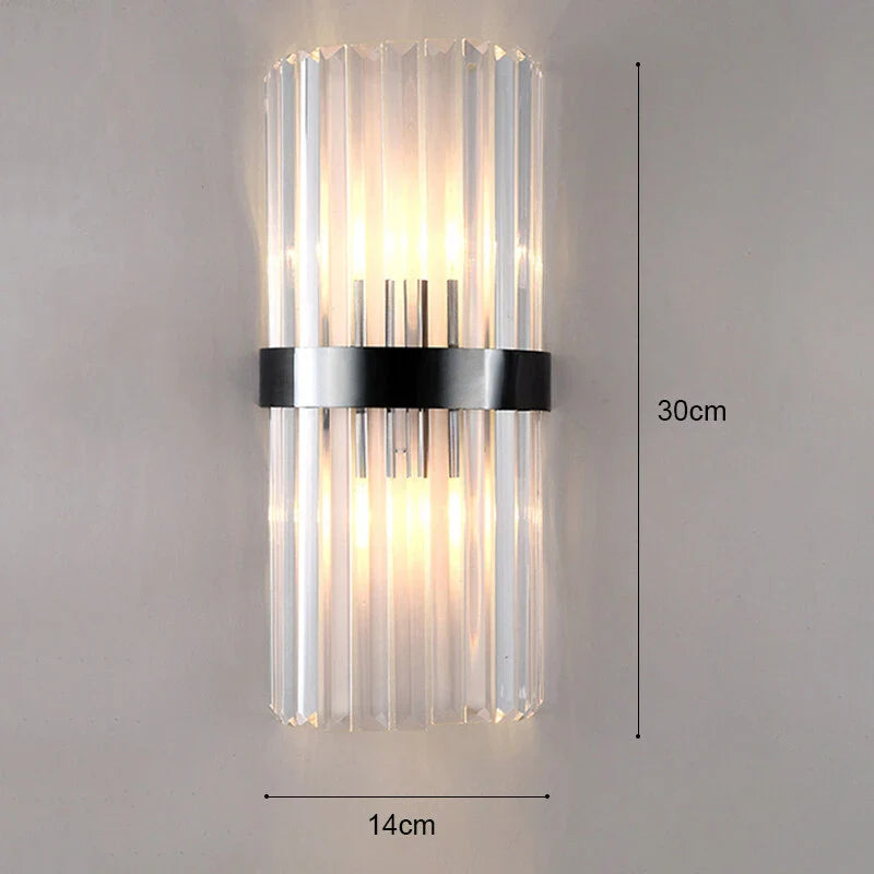 Product Image for Elegante LED-Wandleuchte in Gold, T 30cm Schwarz / Cool White(5500-7000K)