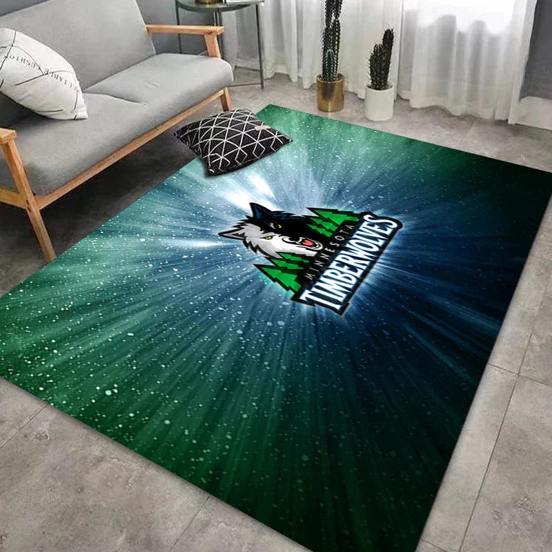 Product Image for Frendorf | CourtComfort Rutschfester Küchenläufer | Waschbare Basketball-NBA Fußmatte | Teppich für Bad, Wohnzimmer & Flur, XXWW010063 / 60x180cm