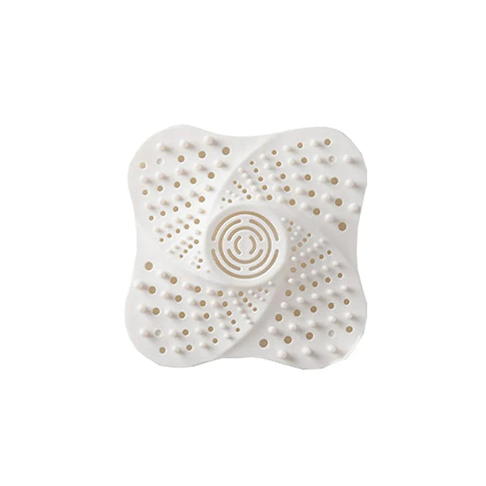 Product Image for Anti-Blocking Haarfänger und Stopfen - Duschbodenablaufabdeckung, Spüle Siebfilter für Badezimmer- und Küchenzubehör, Style-A-Weiß