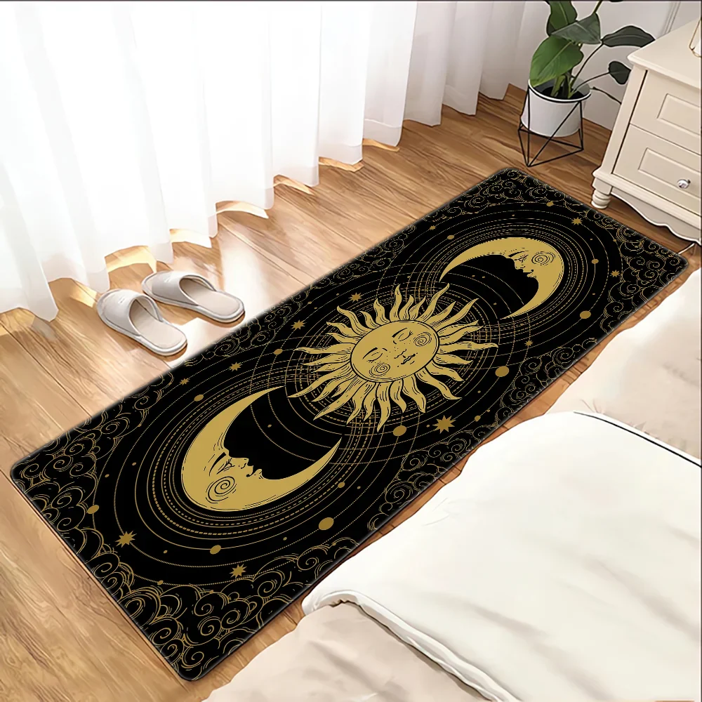 Product Image for Sun Moon Mandala Starry Sky 12 Constellations Door Mat Room Mats Kitchen Rugs Rug Foot Mat Bathroom Rug Bedroom Carpet, z5 / 40x120cm