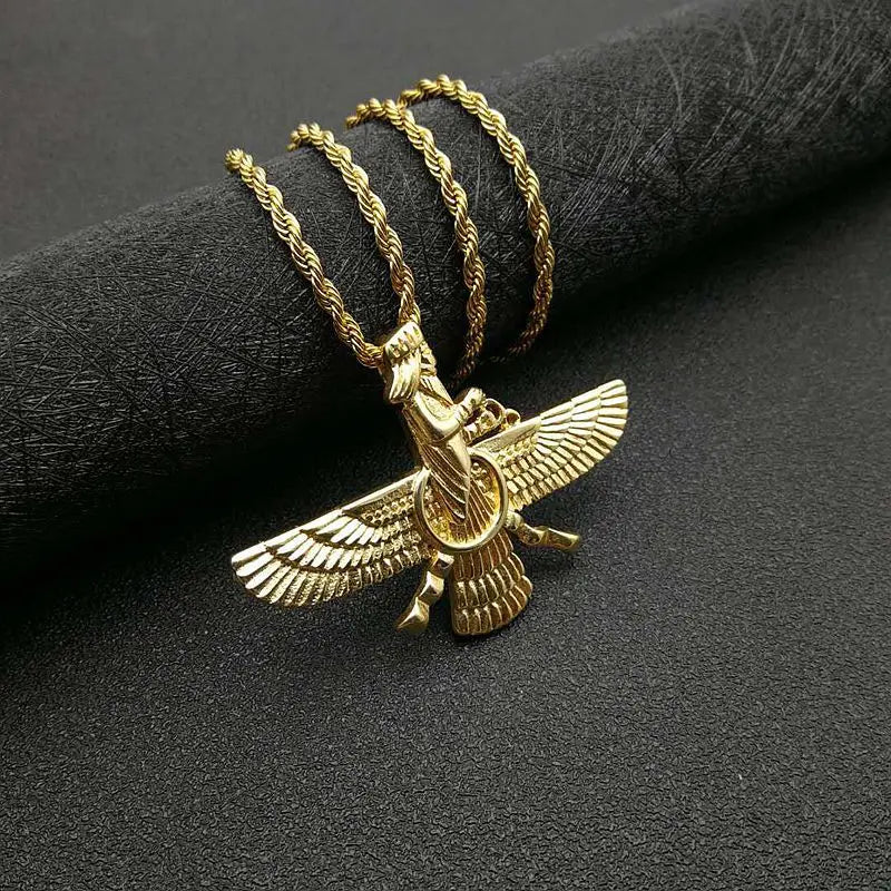 Product Image for Zoroastrische Faravahar / Ahura Mazda Anhänger Halsketten, 3 / 60cm