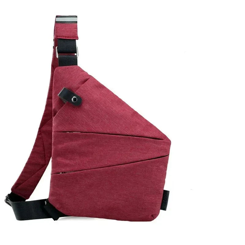Product Image for Frendorf | Diebstahlsichere Tasche – Ihr ultimativer Reisebegleiter, Linke Schulter-Rot