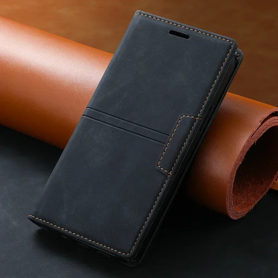 Product Image for Frendorf | Leder Wallet Hülle Flip Case - Google Pixel, Schwarz / Google Pixel 6a