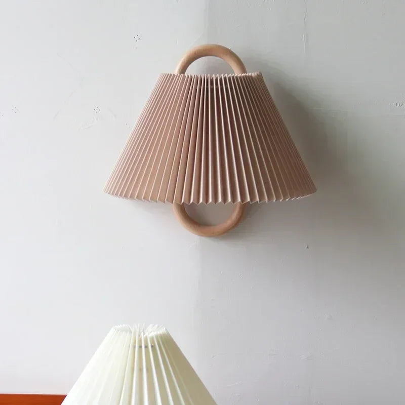 Product Image for Frendorf | AshGlow Minimalistische LED Tischlampe | Elegantes Design | Natürliche Holzoptik | Deko für Zuhause & Büro, Braun mit Karomuster / Kaltes 