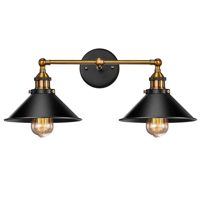 Product Image for Vintage Industriedesign Eisen Kunst Pendelleuchte - Retro-Charme für verschiedene Räume, Keine Strip 2 Köpfe