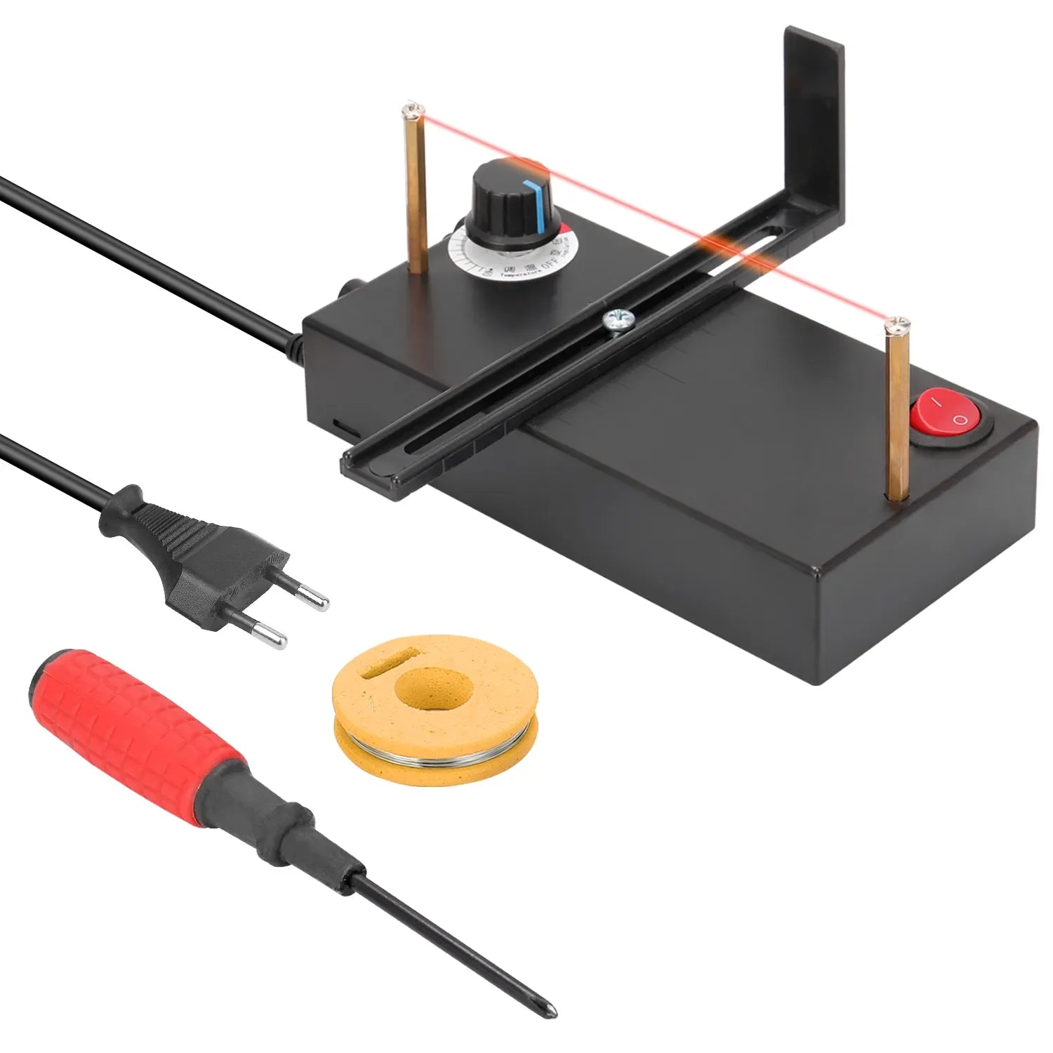 Product Image for Kleine Heißdrahtschneidemaschine: Manuelle elektrische Heizbandschneider - Ideal für DIY-Handwerksprojekte und elektromechanisches thermisches 