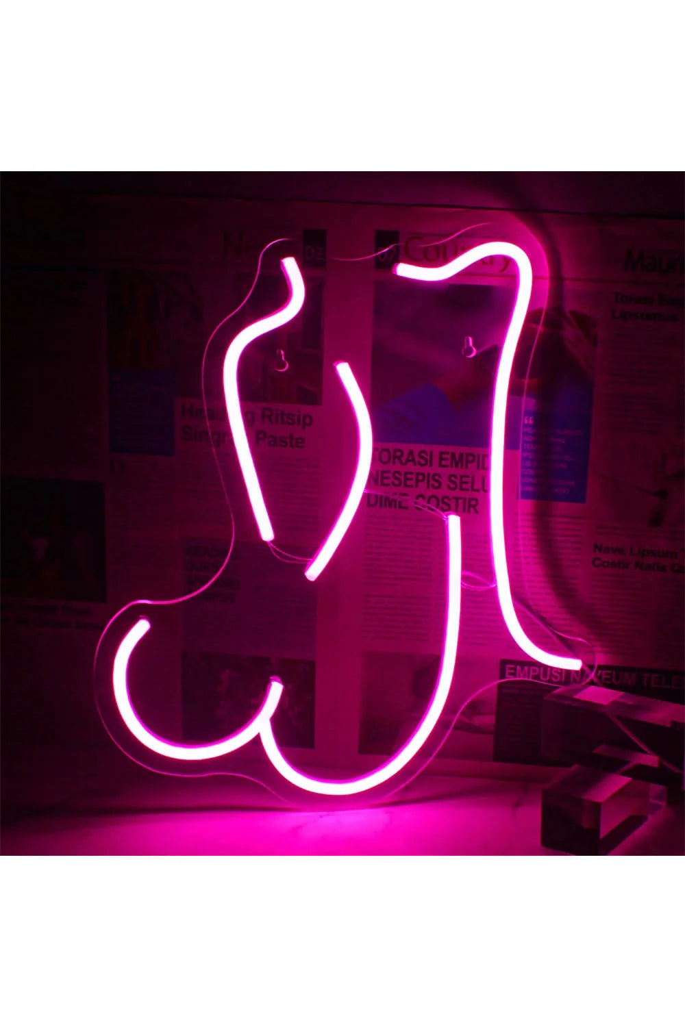 Product Image for Pink Lady Wein Neonzeichen, 32x36cm / Rosa / CHINA