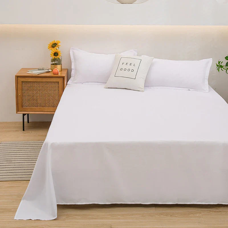 Product Image for GentleTouch | Leinen Bettlaken, Weiß / 150x230cm