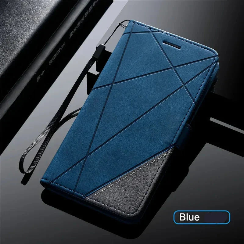 Product Image for Frendorf | Flip Magnetisches Ledercover für Samsung Galaxy A Series, Blau / Für Galaxy A32 4G