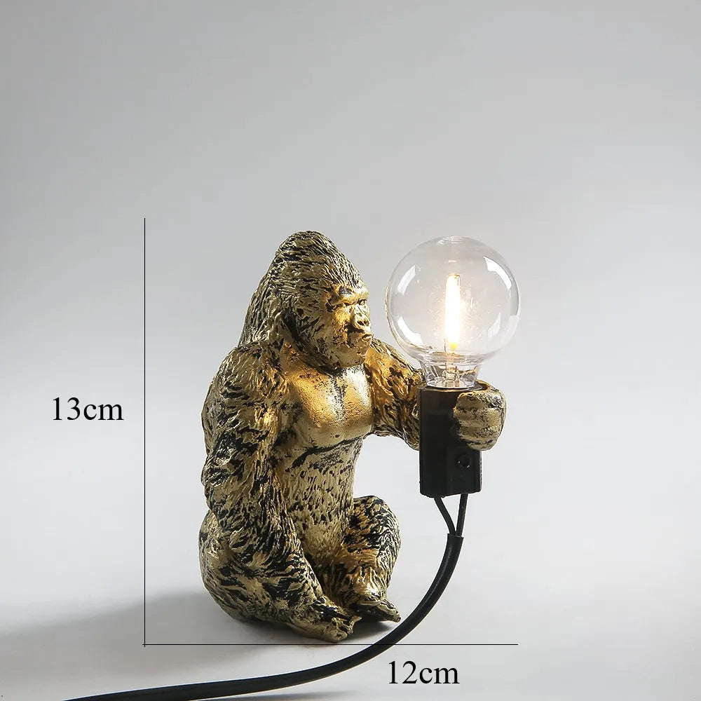 Product Image for Angry Gorilla Tisch Nachtlampe, gold sit