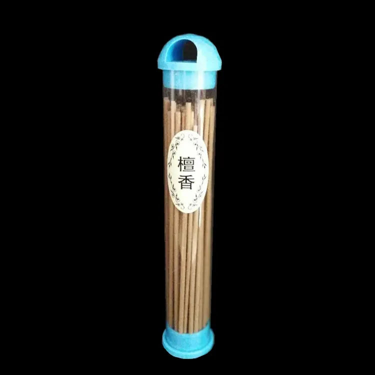 Product Image for 1 Box mit ca. 50 Mini-Räucherstäbchen mit kleinem Halter und vielen Düften, Sandelholz