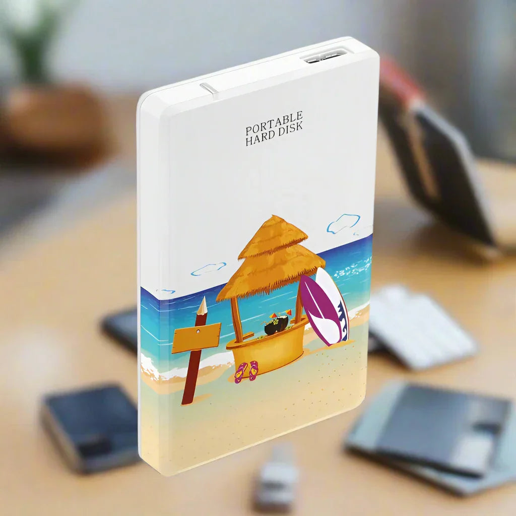 Product Image for Frendorf | Mobiles USB 3.0 Speicher - Tragbares Laufwerk für Laptops und Computer!, Strand / 320GB