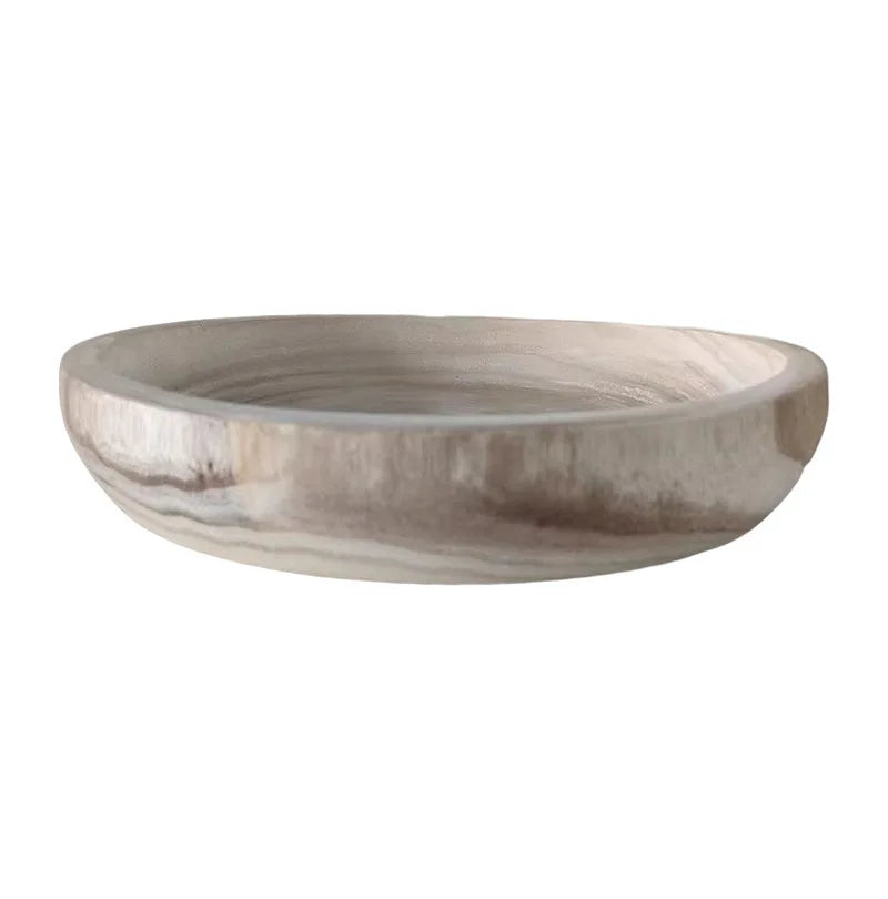 Product Image for Moderne organische große dekorative Holzschale für Schlüssel, Obst, Couchtisch, Zentrumsschale, rustikale Wohnkultur, Bauernhaus, 30 x 5CM