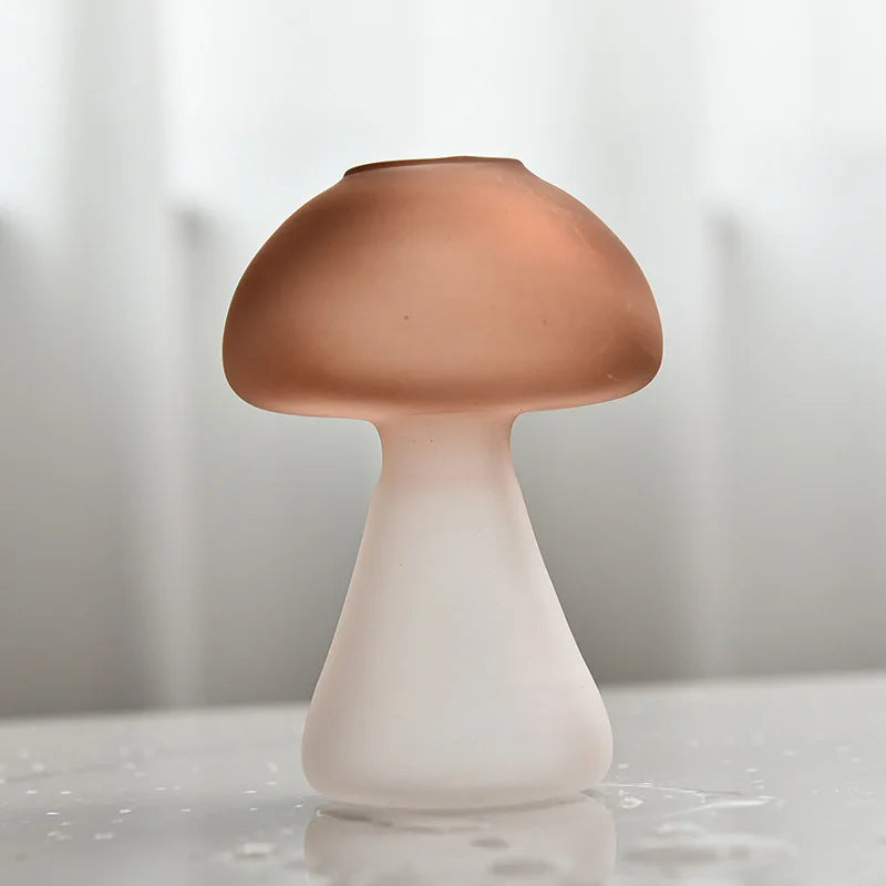 Product Image for Mushroom Glass Vase Aromatherapy Bottle Creative Home Hydroponic Flower Table Simple Decoration, 16
