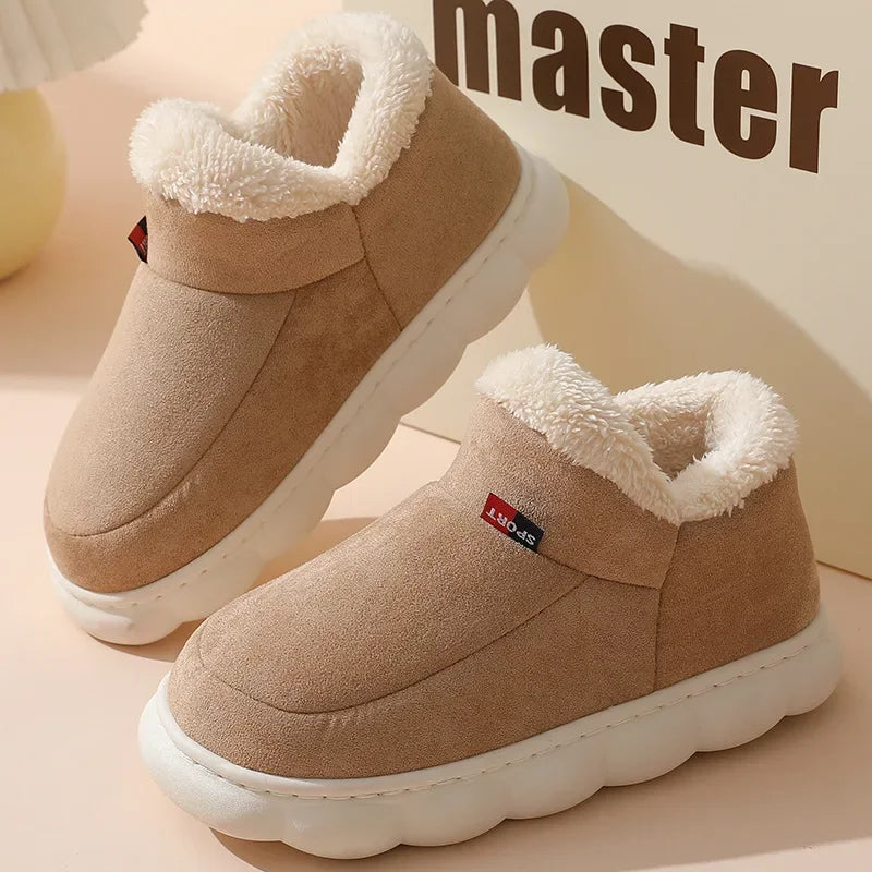 Product Image for Frendorf | Winter Warme Dicke Pantoffeln | Komfortable Indoor Hausschuhe, 270 40-41 (geeignet für 39/40) / Beige