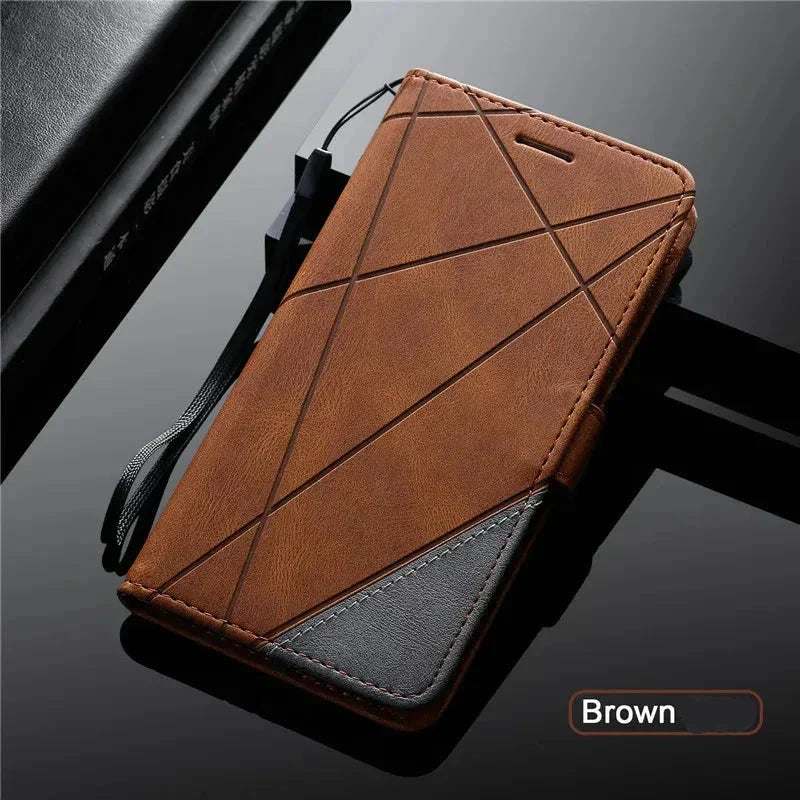 Product Image for Frendorf | Flip Magnetisches Ledercover für Samsung Galaxy A Series, Braun / Für Galaxy A34 5G