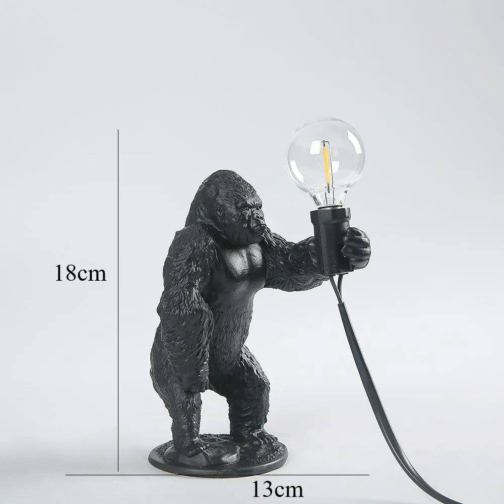 Product Image for Angry Gorilla Tisch Nachtlampe, schwarzer Ständer