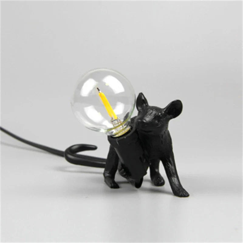 Product Image for Frendorf | Nacht Rat Schreibtischlampe, Schwarze C hockend