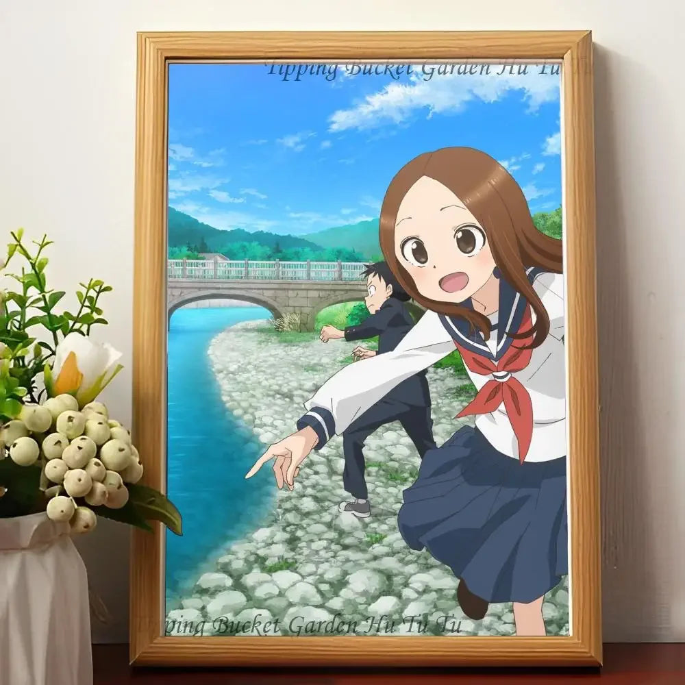 Product Image for Anime Teasing Master Takagi-san Poster Wandkunst Home Dekor Zimmer Dekor Digitale Malerei Wohnzimmer Restaurant, 7 / 50x70cm